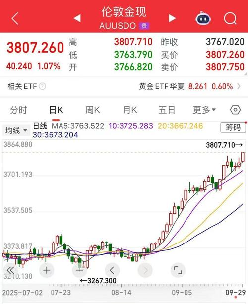 现货黄金突破3800美元_黄金定投止损点位_黄金技术分析RSI超买状态