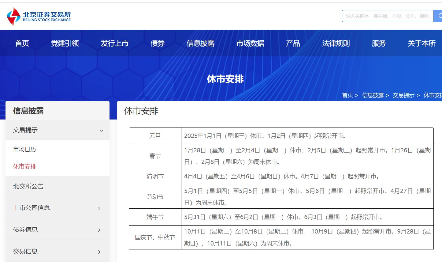 2025年上海证券交易所春节休市时间确定，含清算事宜安排_配资门户网_新股配资网-金融财经股票配资开户网站平台