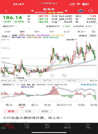 月盈利20%的炒股方法_日线波动与月线对比_股票月K线分析