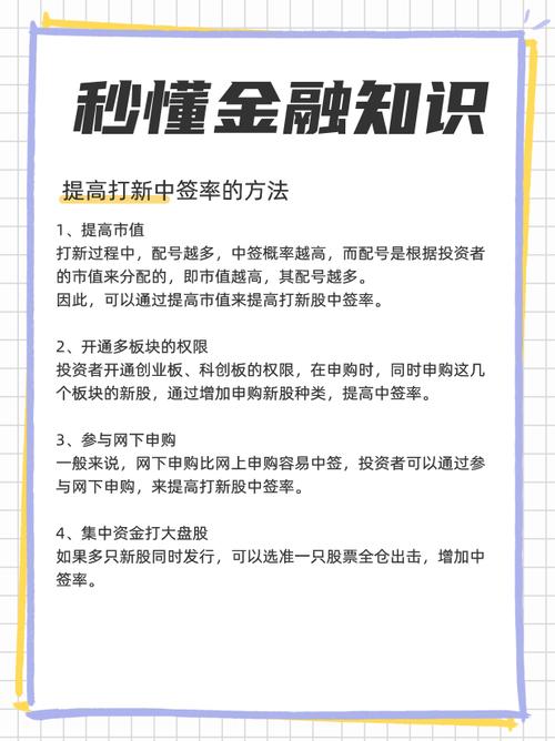 提高散户中签率方法_2025年新股中签率排行_新股申购中签率技巧