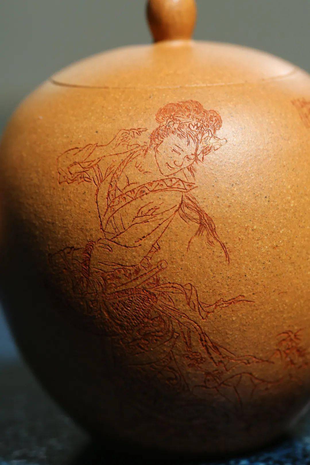 紫砂壶美人肩 黄金段泥紫砂壶 六一堂四大美人紫砂套壶_美人肩紫砂壶紫玉金砂