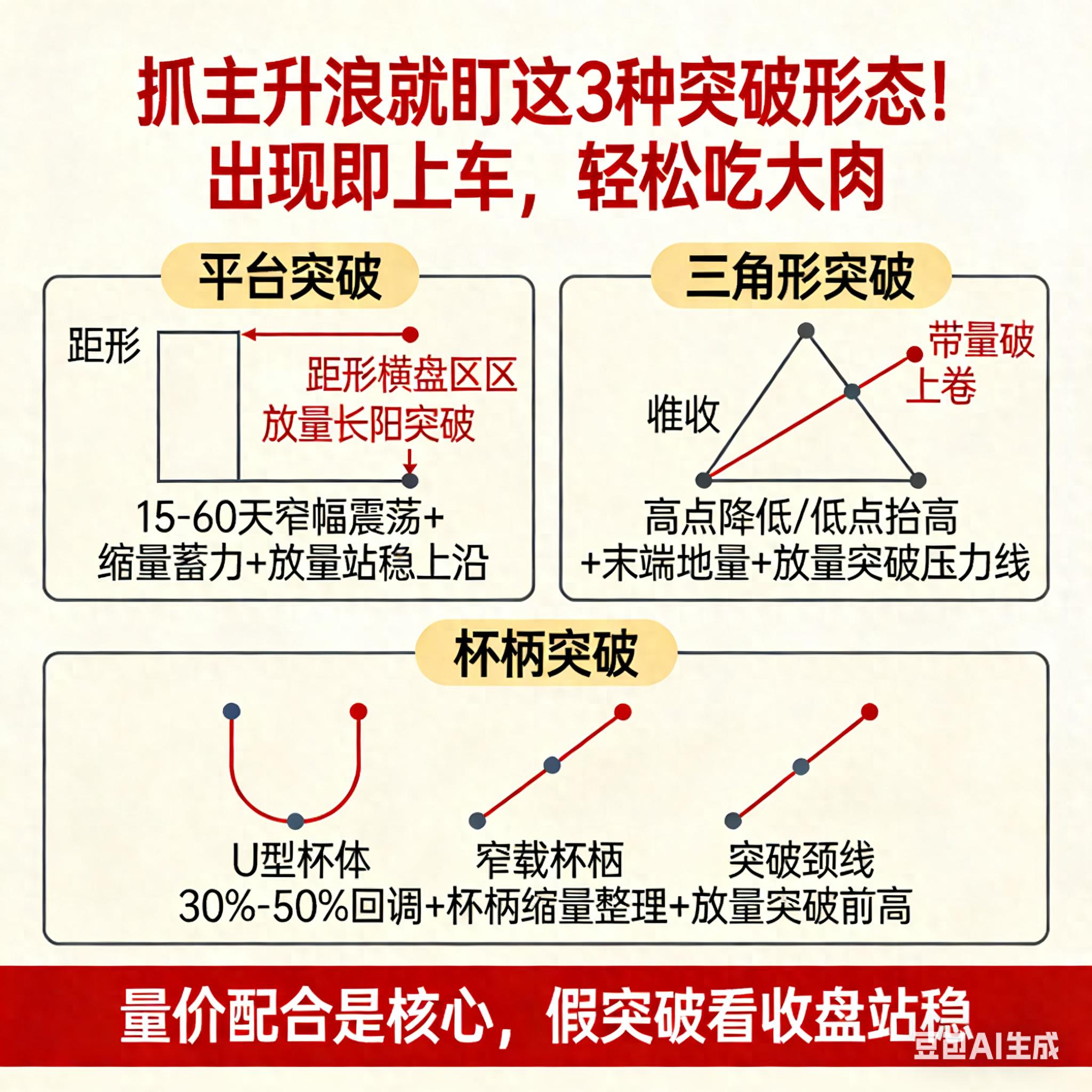 抓主升浪别愁！3种核心突破形态，新手也能果断上车吃肉_炒股票配资_新股配资网-金融财经股票配资开户网站平台