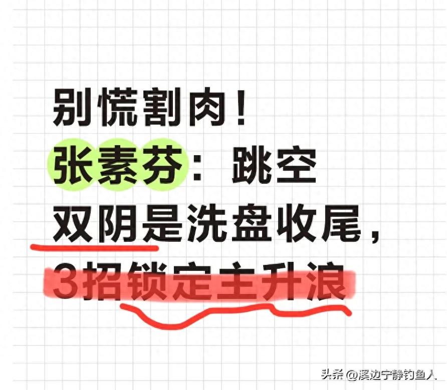 跳空二阴反转选股公式源码_主力洗盘信号_跳空双阴识别方法